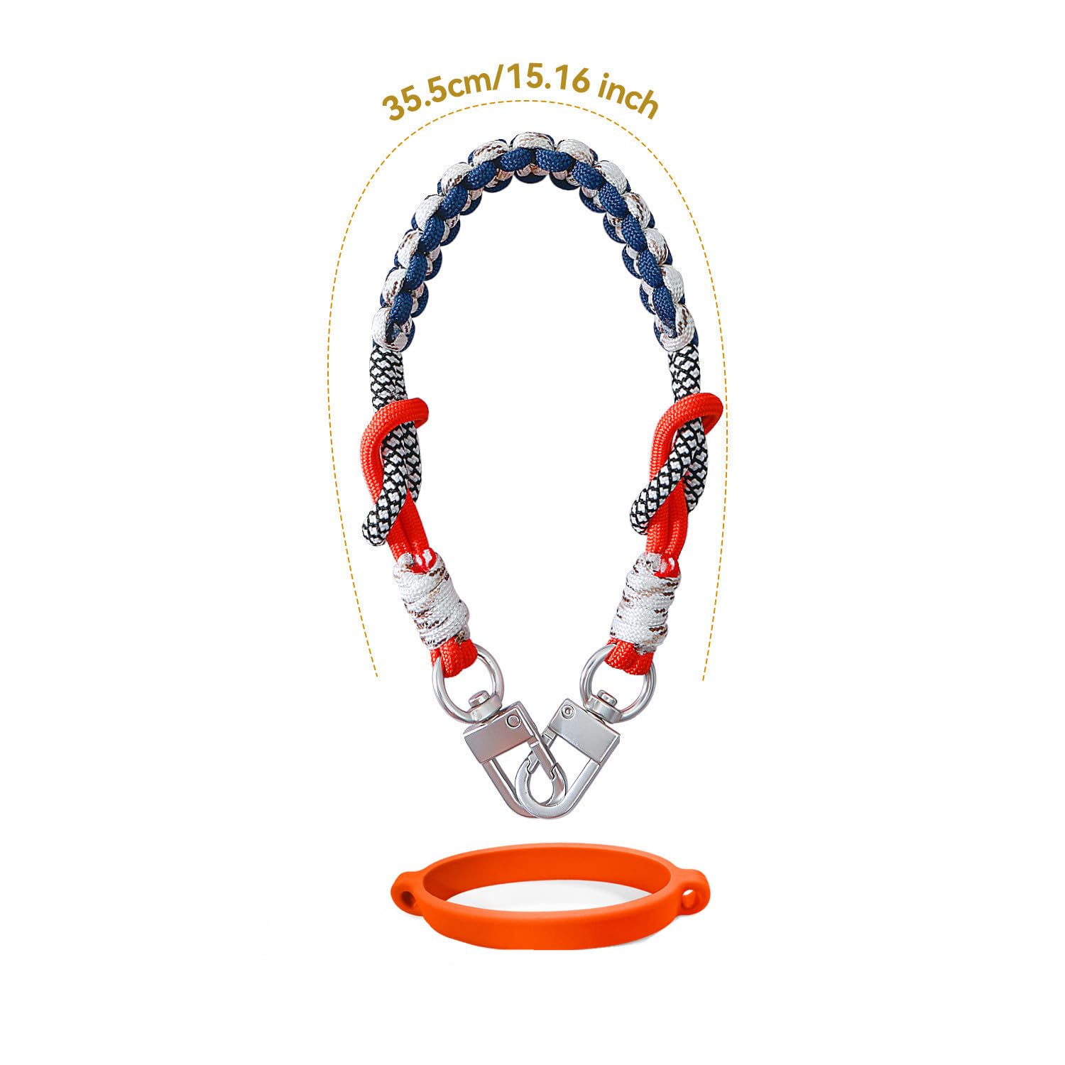 Outman Water Bottle Handle Strap Holder Sling Hand-Woven Lanyards Strap Fits Most 16-40oz Water Bottles Compatible with Stanley Cup,Owala,Hydro Flask