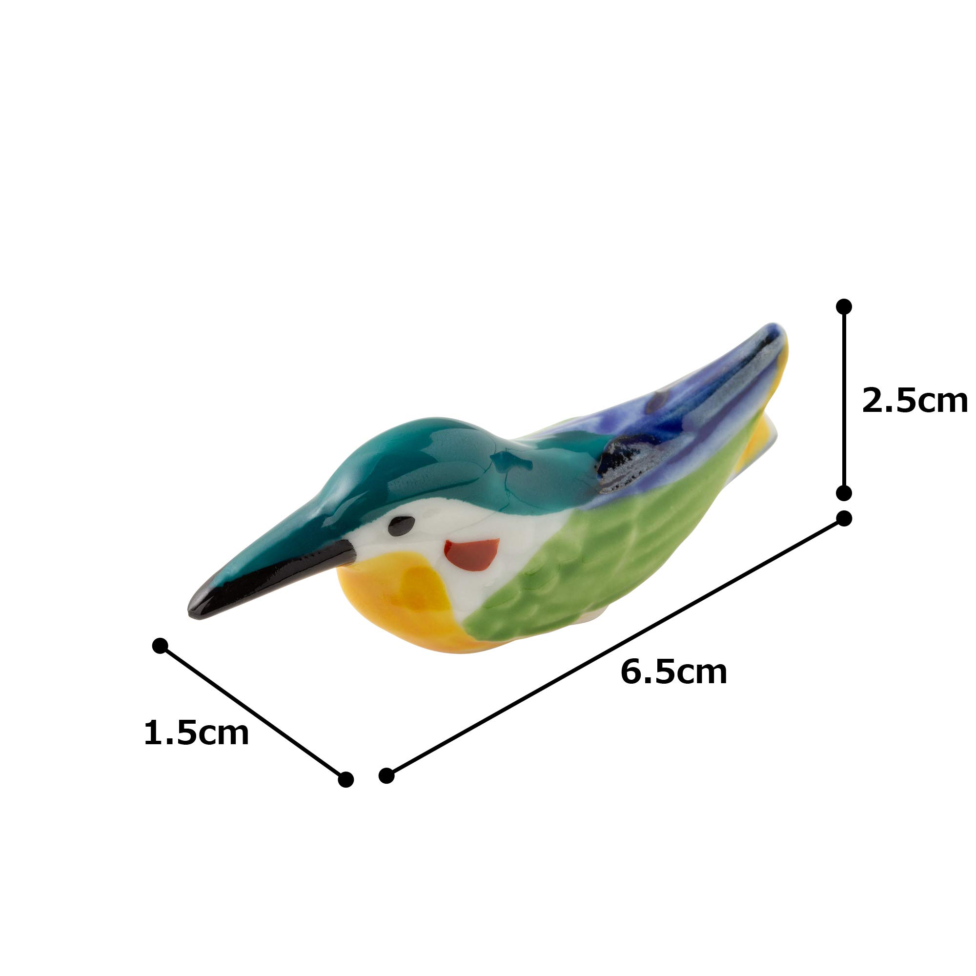Amazon｜TAMAKI 箸置 カワセミ ブルー 6.7×1.8×2.5cm 日本製 T-753521