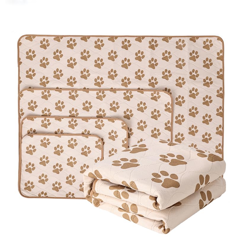 Image of Washable Pee Pads for Dogs | 24 inchx34 inch Reusable Puppy Pads | Absorbent Pet Travel Pad | Anti-Slip Waterproof Pet Training Mats with Absorbency for Puppies & Elderly Dogs (L)
