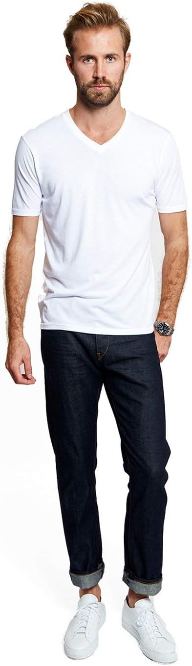 Men's Supima Classic V-Neck Shirt | The Softest, Most Lightweight V Made in The USA