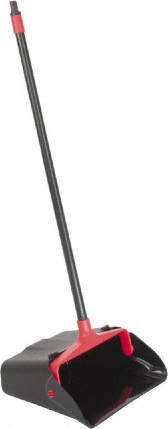 PRO SOURCE Commercial Upright Plastic-Body Dustpan with Wheels