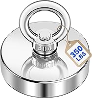 Vista 8 de DIYMAG - Imanes de pesca de neodimio fuertes, 318 kg de fuerza de tracción, imán de tierras raras con agujero avellanado, diámetro de 2.95 pulgadas