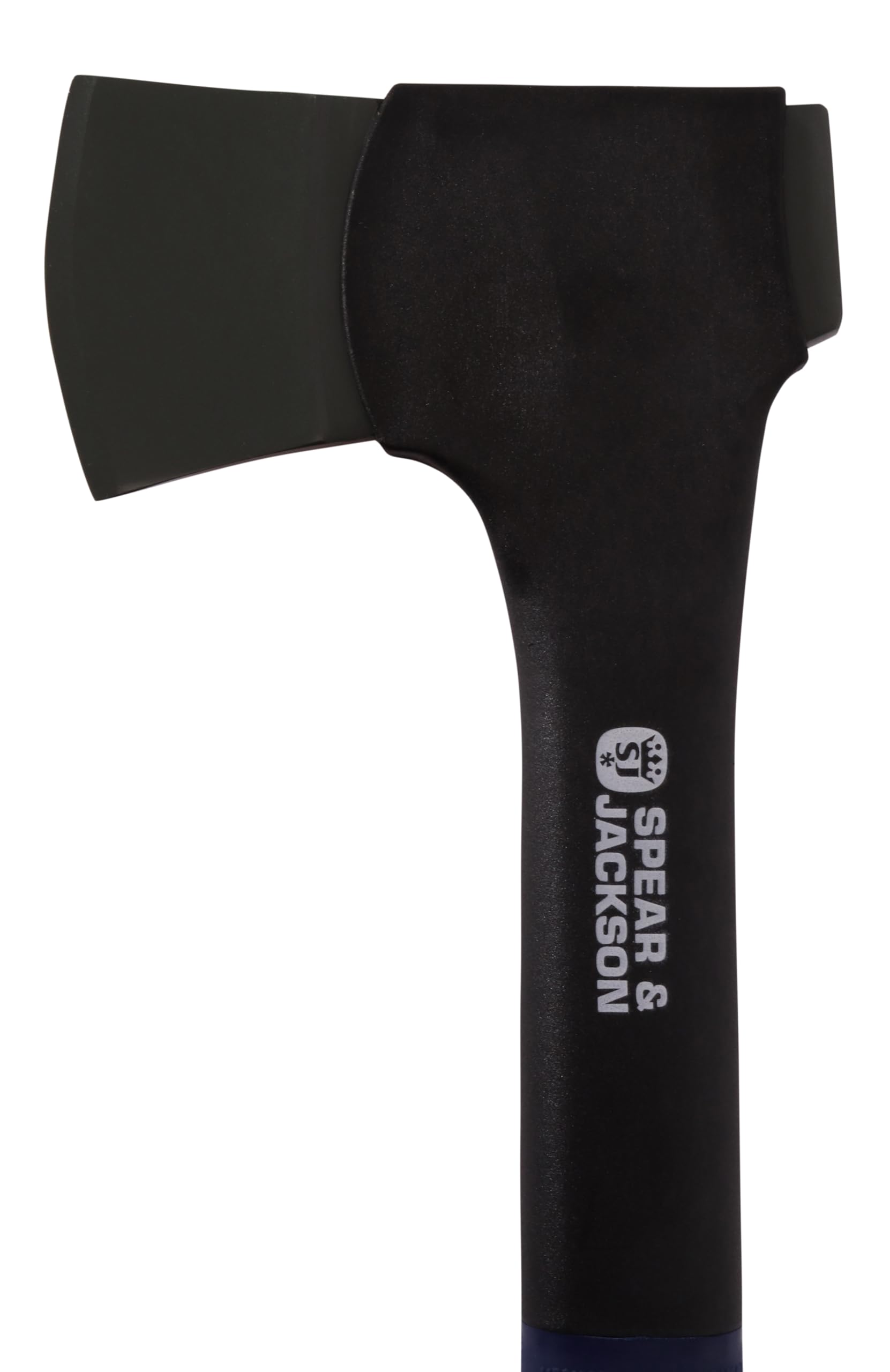 Spear & Jackson Hachette bimatière 600 g Tête Acier Carbone trempé Manche Fibre de Verre Nylon Étui Protection