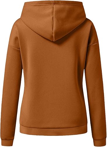 Miniatura 3 de Sudadera de gran tamaño para mujer, con estampado de pata de corazón, con forro polar, manga larga, cálida, con cordón, para entrenamiento