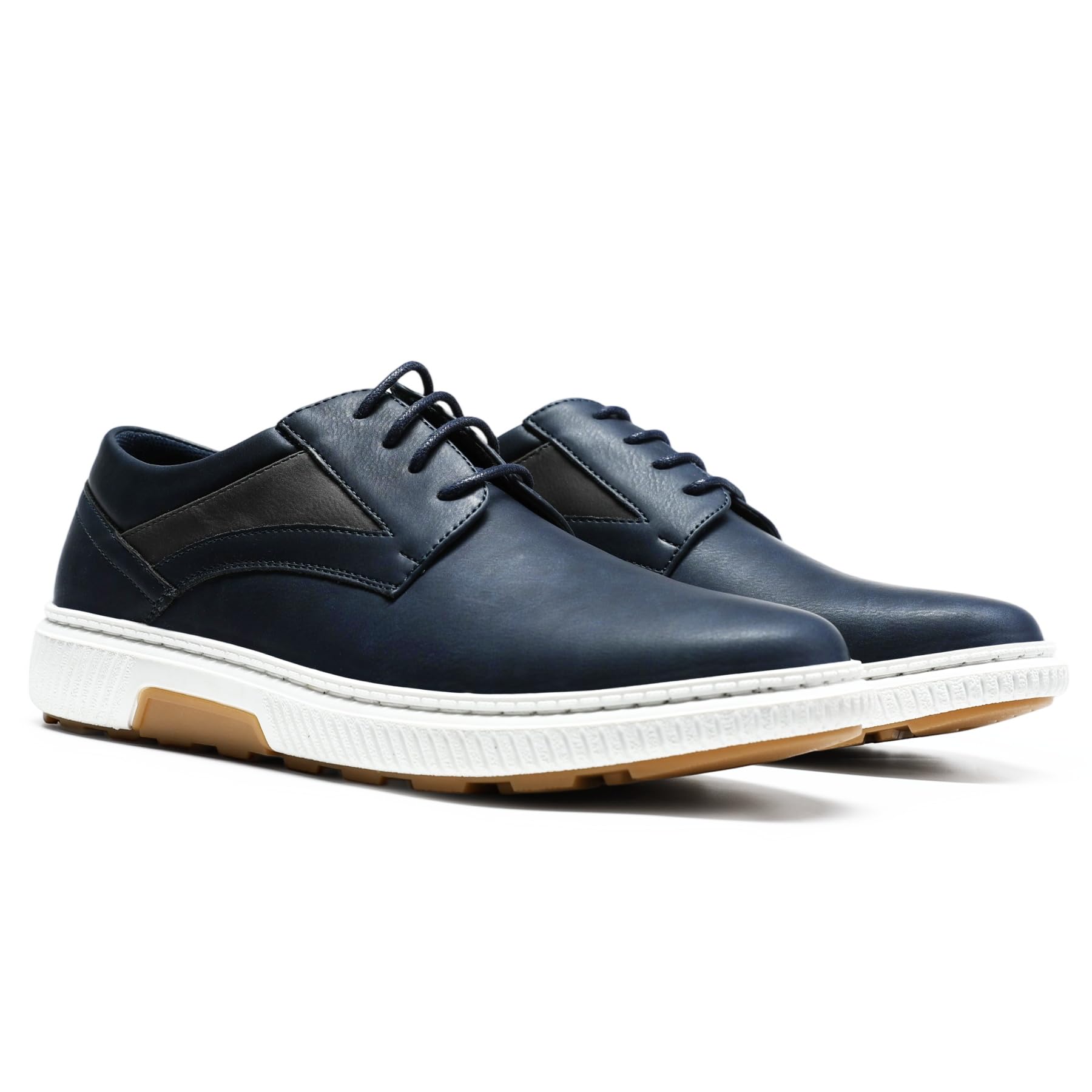 Allthemen Hombre Zapatillas Deportivas Cómodas Con Cordones Para De Piel Oxford Transpirable, Ideales Para El Trabajo