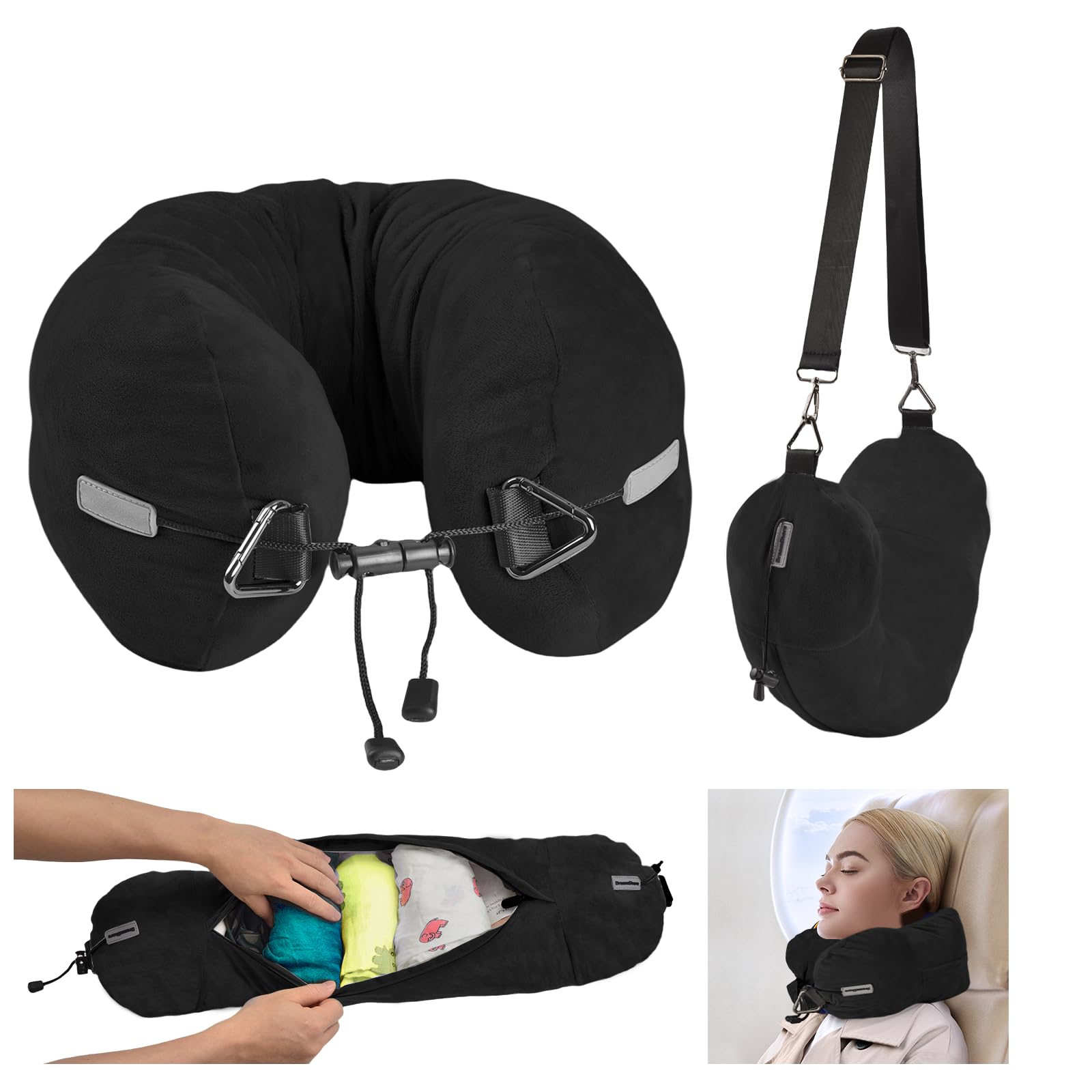 Amazon.com: DreamShore Travel Pillow for Extra Luggage:Stuffable