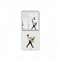 Samsung FlipSuit Case Cover trasparente con Card Ilyamilstein Daily Life a tecnologia NFC Galaxy Z Flip7