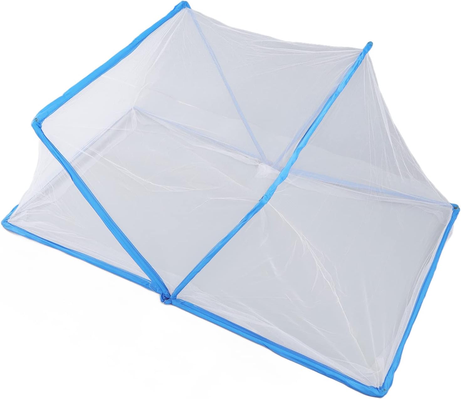 Alomejor Foldable Portable Net Tent Lightweight Ventilate Summer Bedroom Net Tent for Baby Kids Students () (Blue)