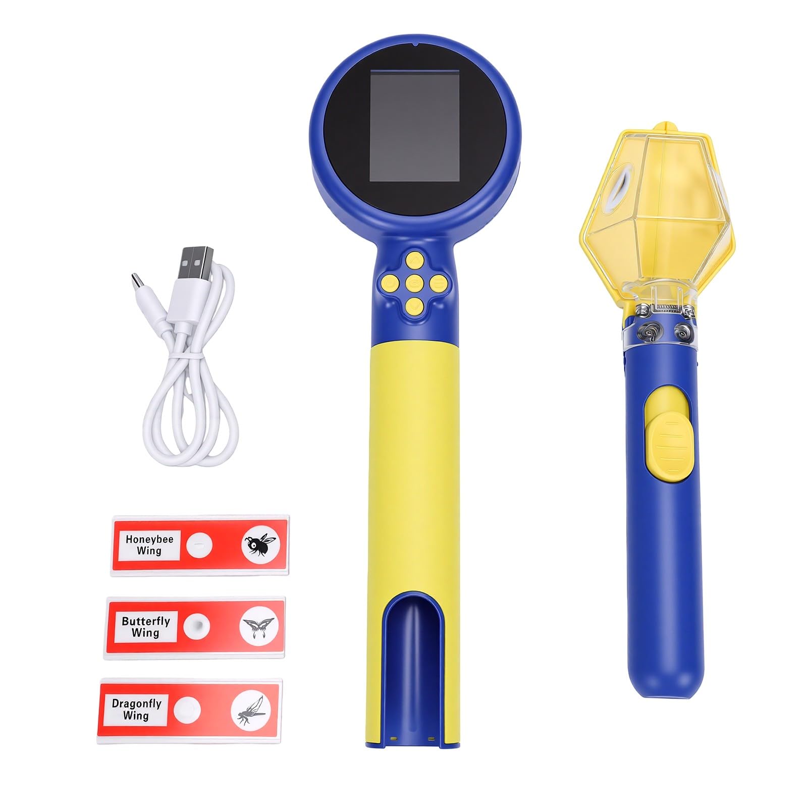 VGEBY Microscopio per Bambini 1080P HD, Schermo IPS da 2.0 Pollici, per
