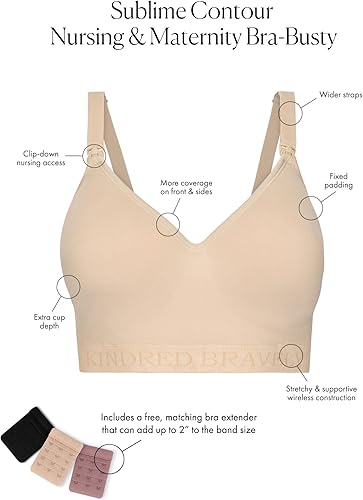 Miniatura 2 de Kindred Bravely Sujetadores de lactancia Signature Sublime Contour para lactancia Sujetador de lactancia cómodo y de apoyo para el embarazo