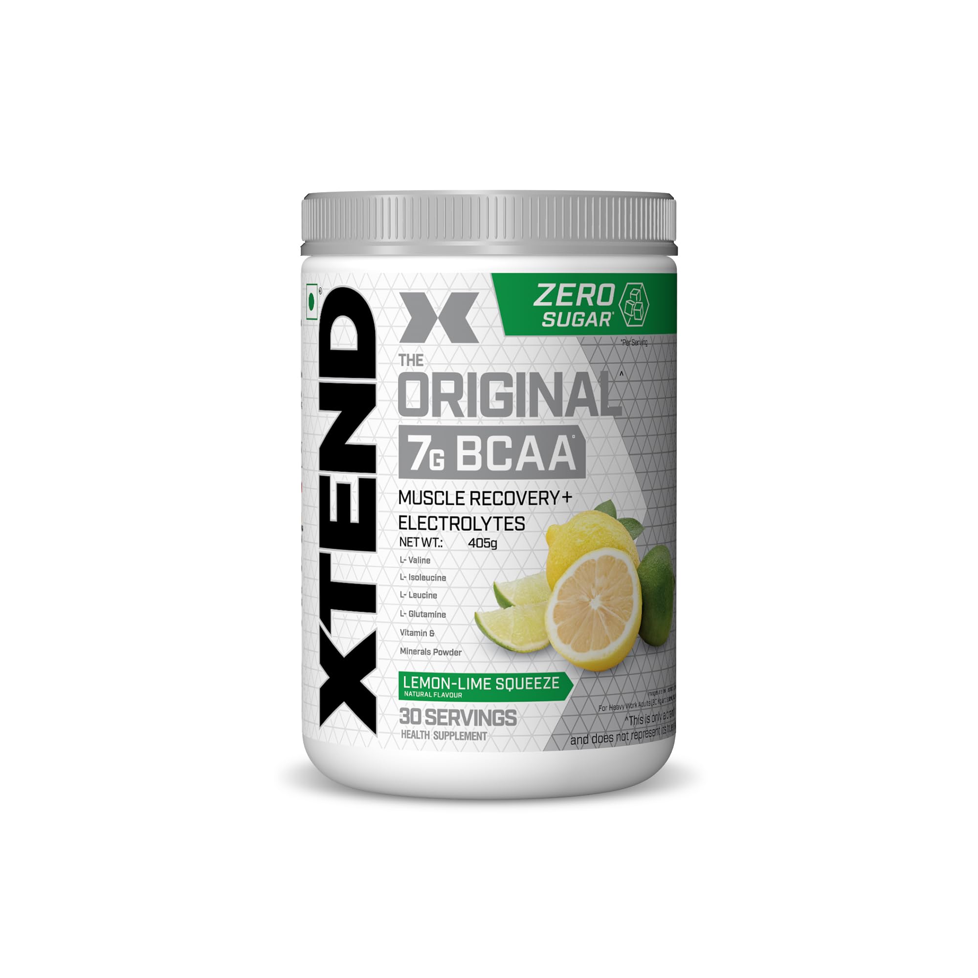 XTEND RECOVERY + レモン味 XTEND Original BCAA Powder (Lemon Lime Squeeze), 7g BCAAs in 2:1:1