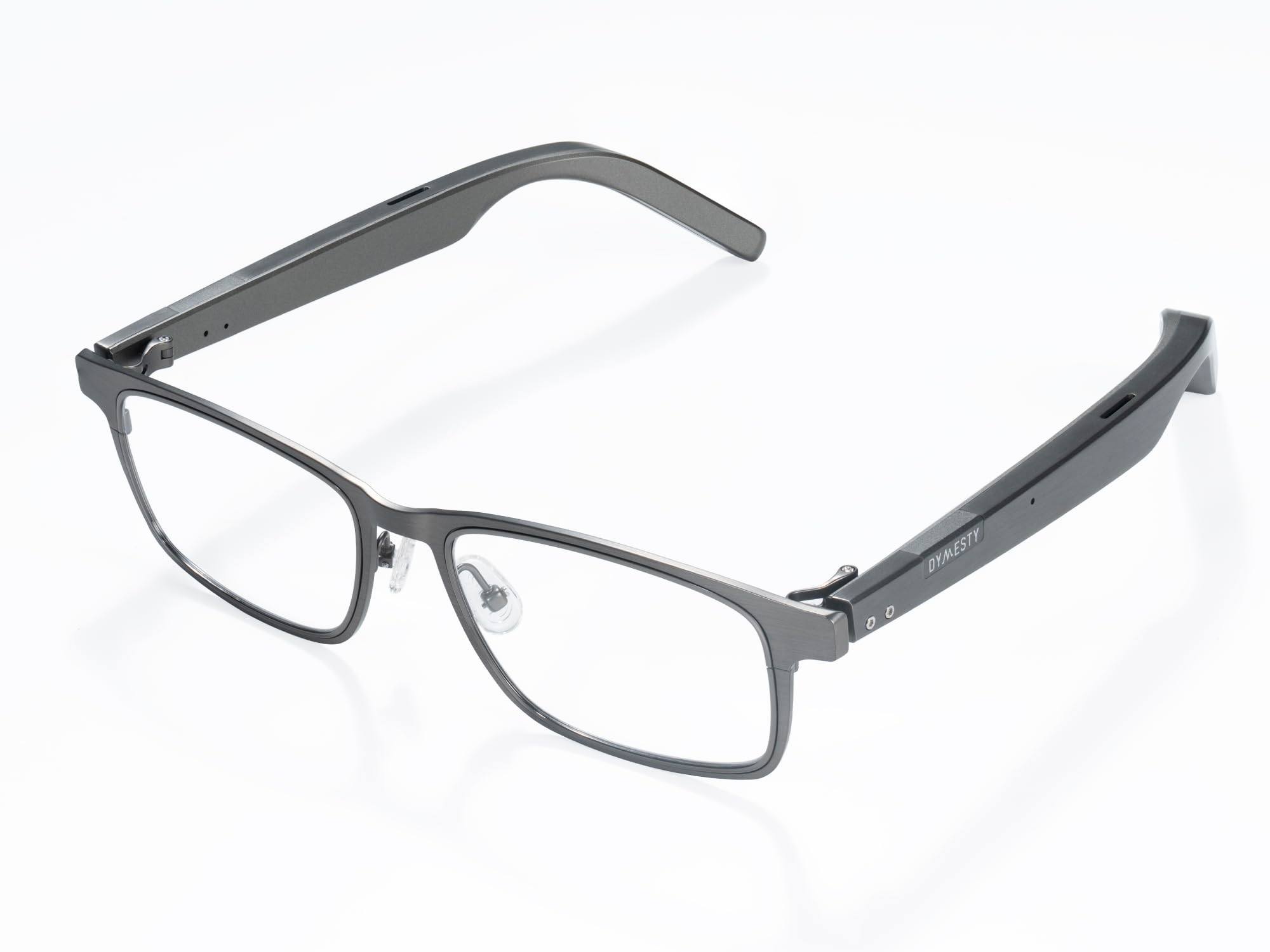 Smart AI Glasses for Men Women Titanium Frame Real-Time Translation Meeting Recording AI Assistant Open-Ear Bluetooth Speakers and