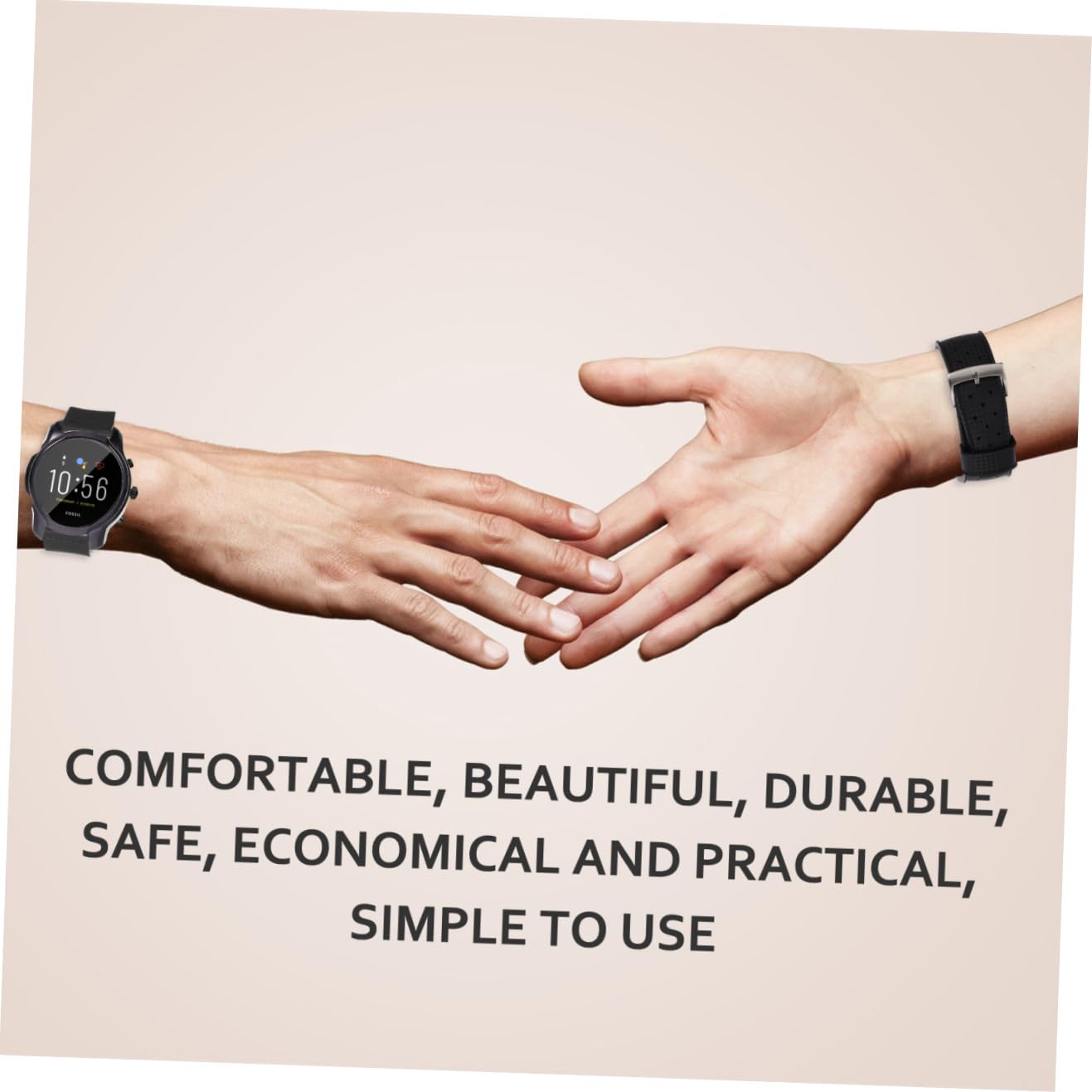 Hemobllo 2 Pièces Bracelet En Silicone Respirant Bracelets En Silicone Bracelet Noir Accessoires D'Été Bande De Smartwatch Accessoires De Smartwatch Bandes De Smartwatch Ceinture De Montre