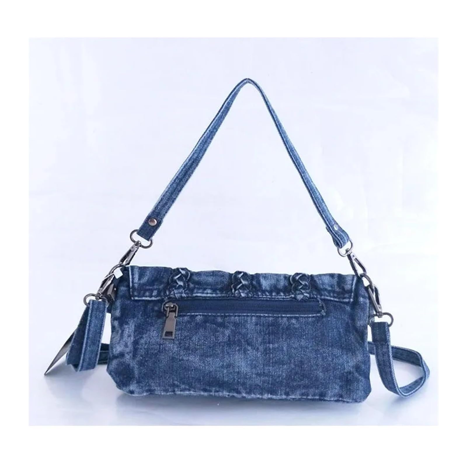 Bolso Vaquero Bolsos de mensajero retro for mujer, bolso hombro pequeño, tela vaquera, mano