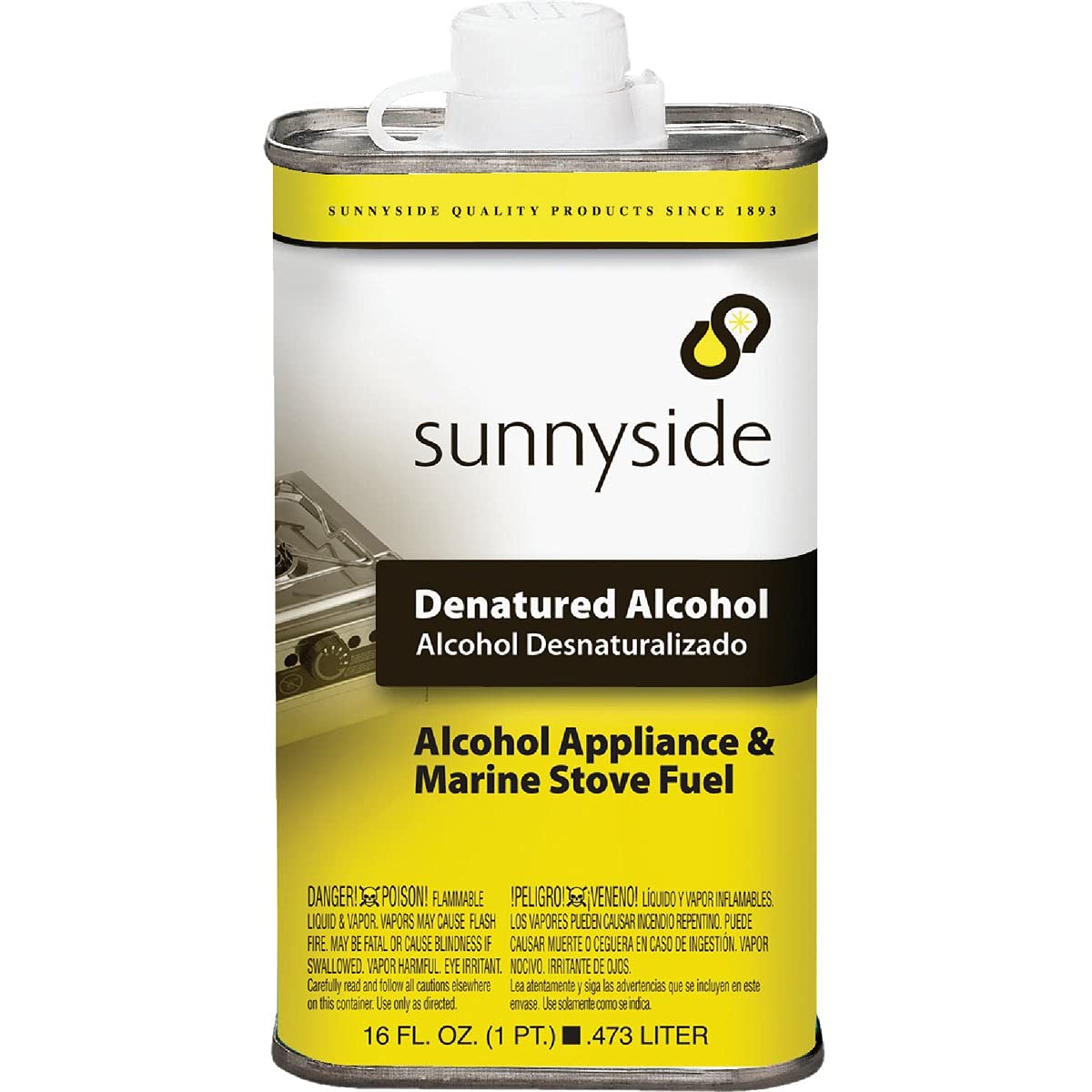 Sunnyside Corporation 83416 1 Pint Denatured Alcohol Solvent