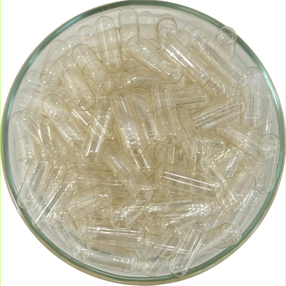 Empty Capsules Size 0 HPMC Vegan Vegetarian Clear Pharmaceutical Capsules 200