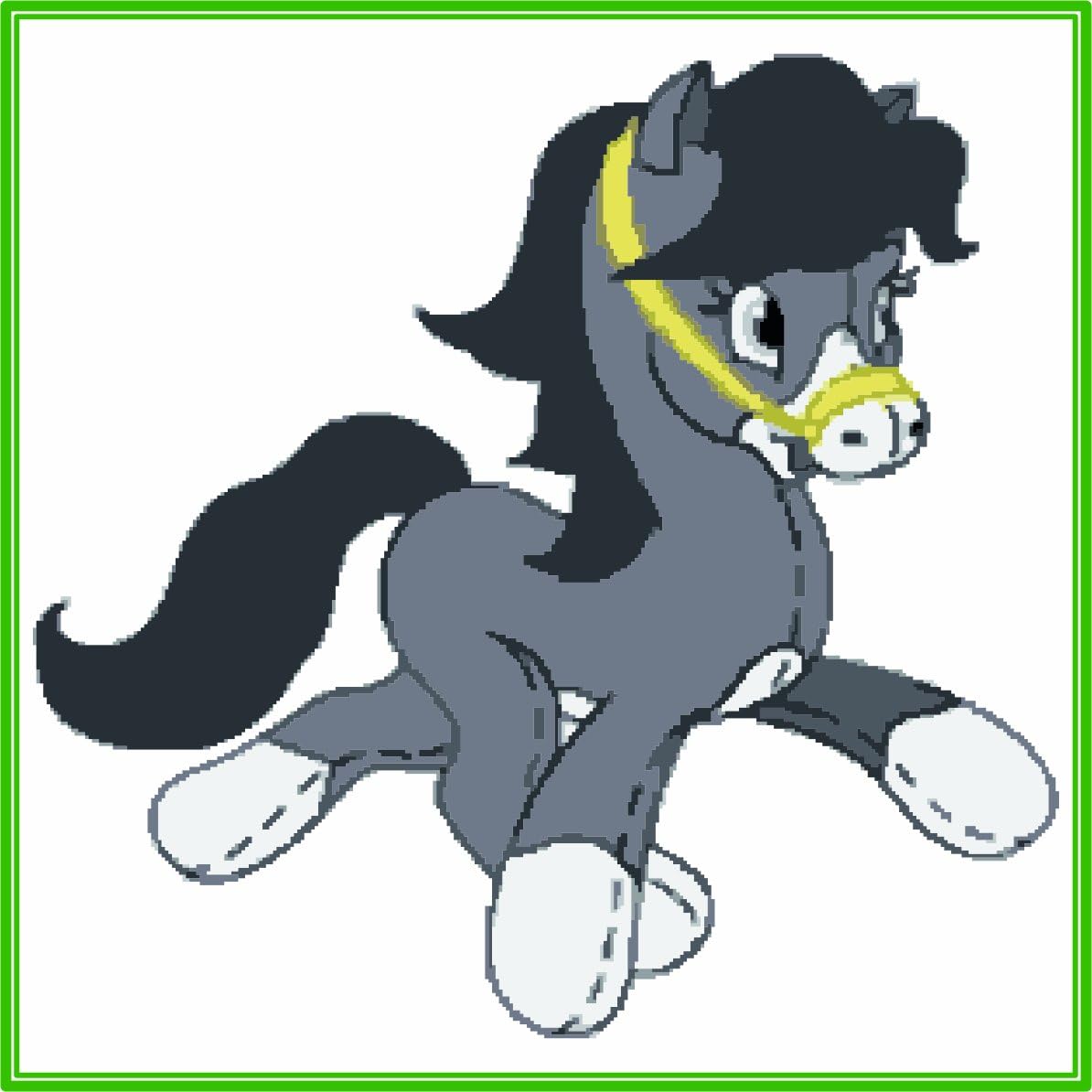 AJP04105 Embroidered Patch Raggy Girl Horses Everything Else