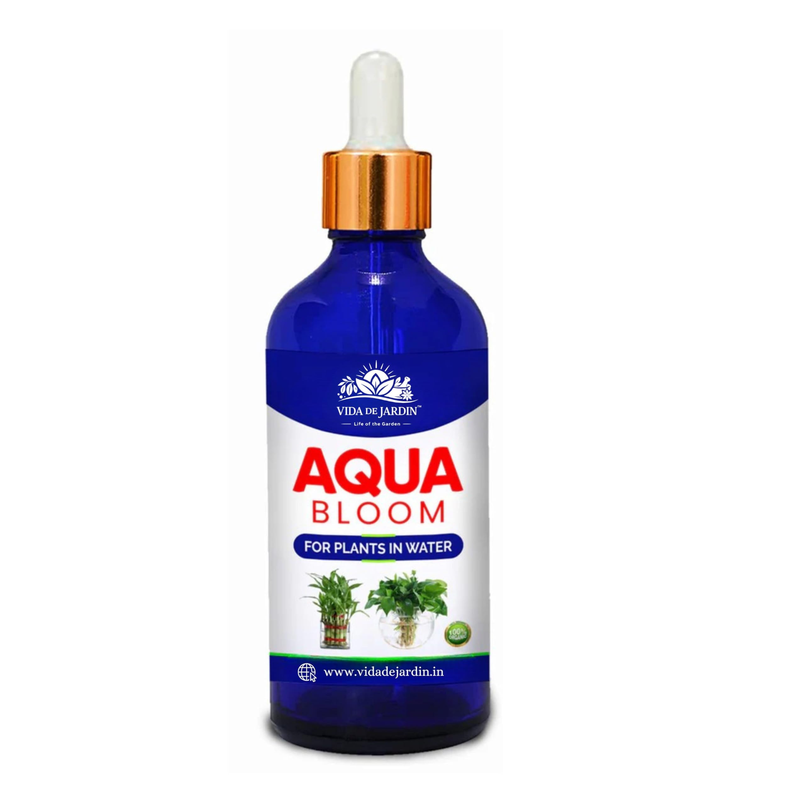 Aqua Bloom Liquid Plant Fertilizer for Lucky Bamboo, Money Plants & Aquatic Plants | 100 ml (Pack of 1)-image-25