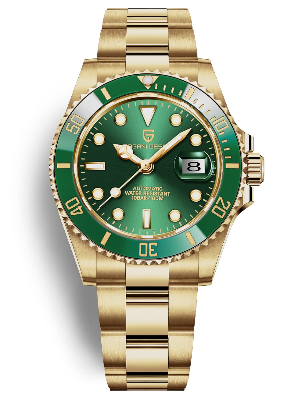 Men's Watches Pagani Design Automatic Watches for Men Fashion Luxury Gold Watch NH35 Mechanical Diver Wristwatch Elegant Gifts for Men