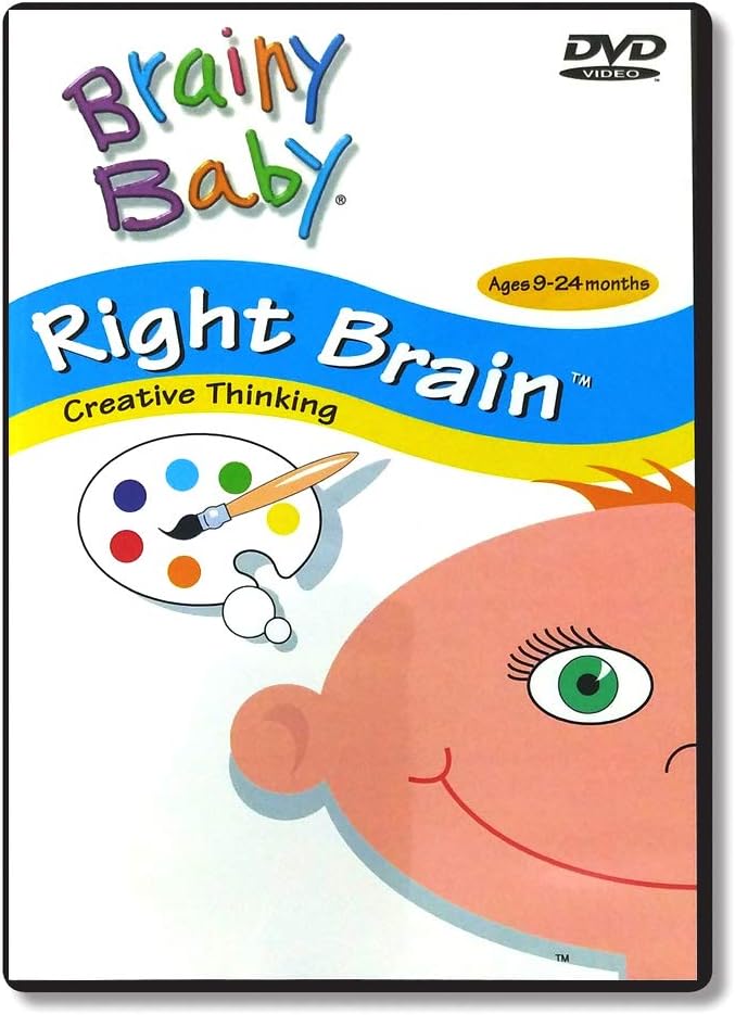 Brainy Baby Right Brain Infant Learning DVD: Creative Thinking Infant Brain Development Classic Edition