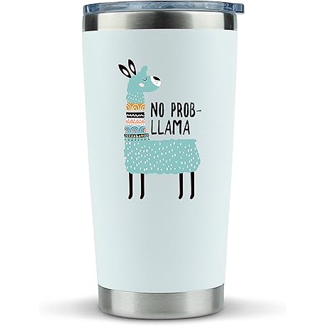 No Prob Llama Cup: Llama Gifts for Women by KLUBI