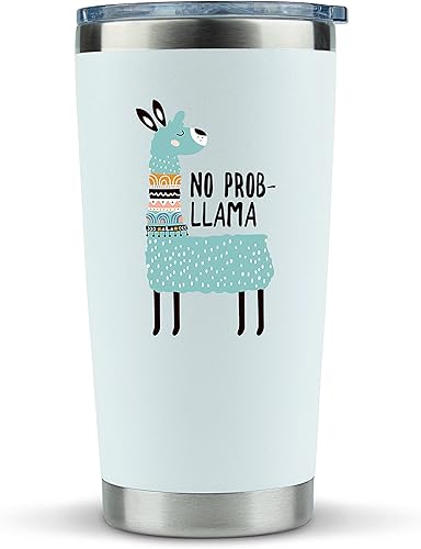 Regalos de llama para mujer, taza de café de viaje de 20 onzas, idea para amantes de las llamas, hombres, decoración