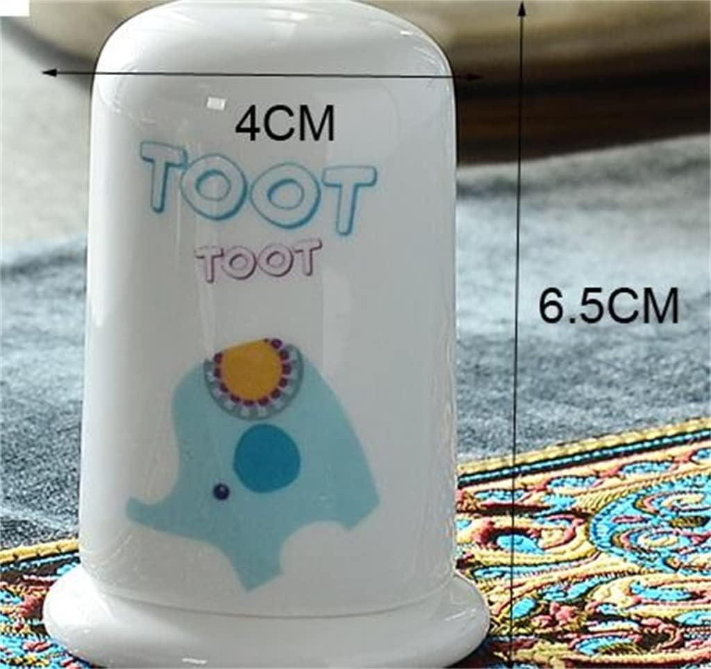 Ceramic Toothpick Holder Cartoon Design Toothpick Holder Home Decoration Storage Box (A As Shows)