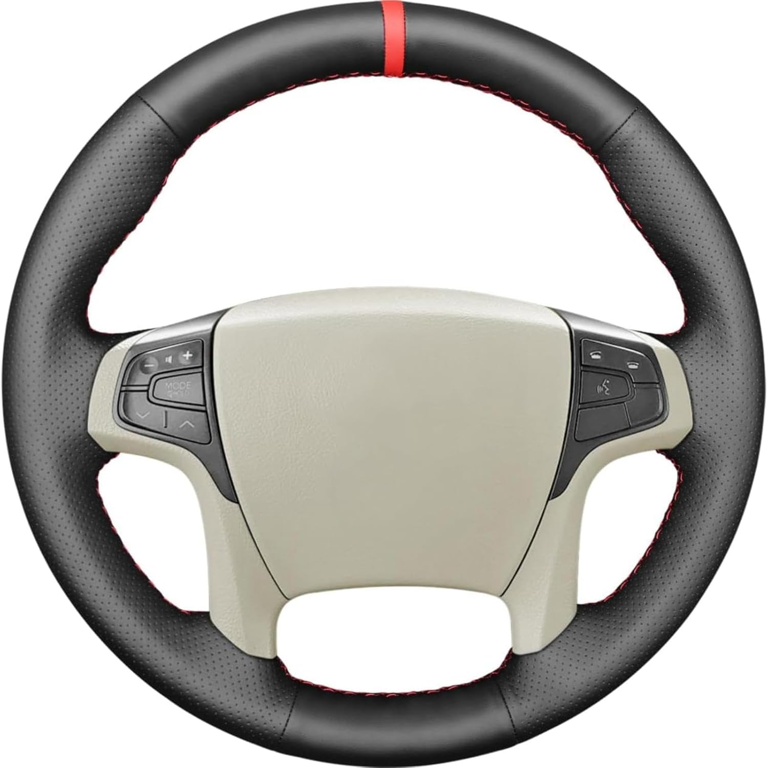MEWANT Steering Wheel Cover for Toyota Sienna 2011-2014 Hand-Stitched Steering Wheel Wrap