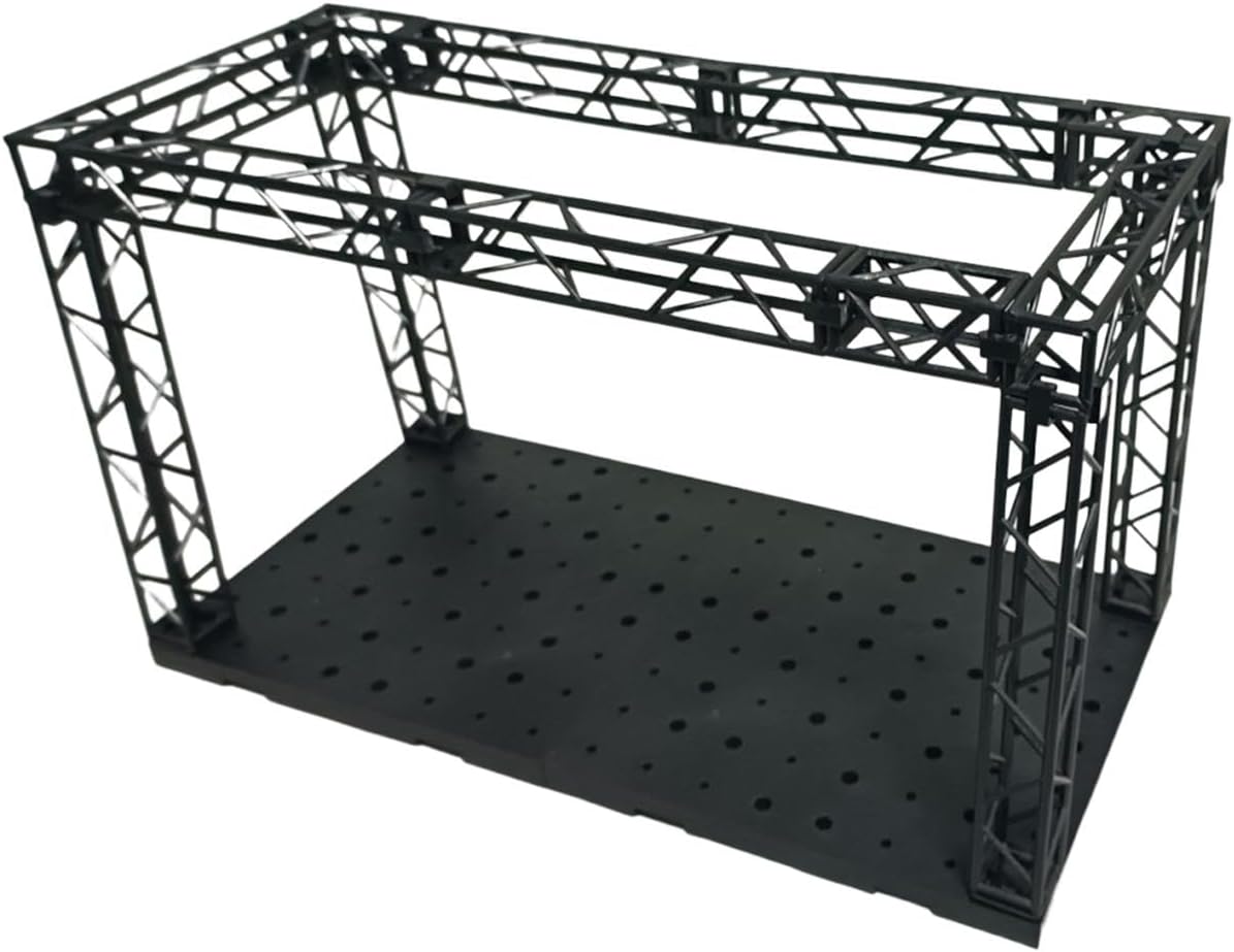 Action Figure Display Hangar Garage Base Scene Replacement Versatile Assembly Hangar Bay Display Stage, Width 30 cm