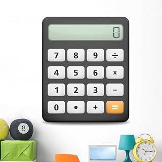 Wallmonkeys Calculator Wall Decal Peel and Stick Business Graphics (48 in H x 46 in W) WM309942