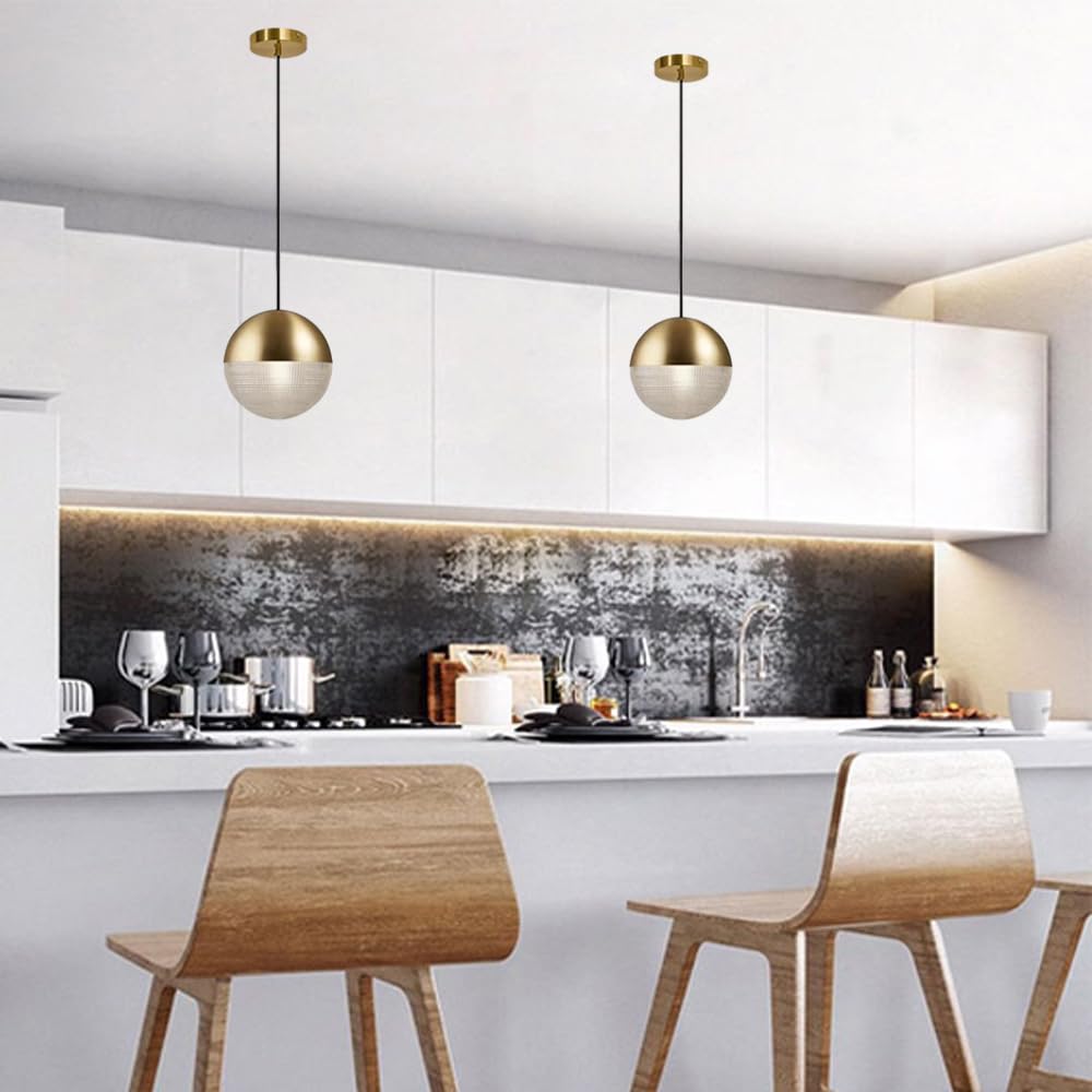 Lampada a Sospensione Minimalista sferica in Vetro
