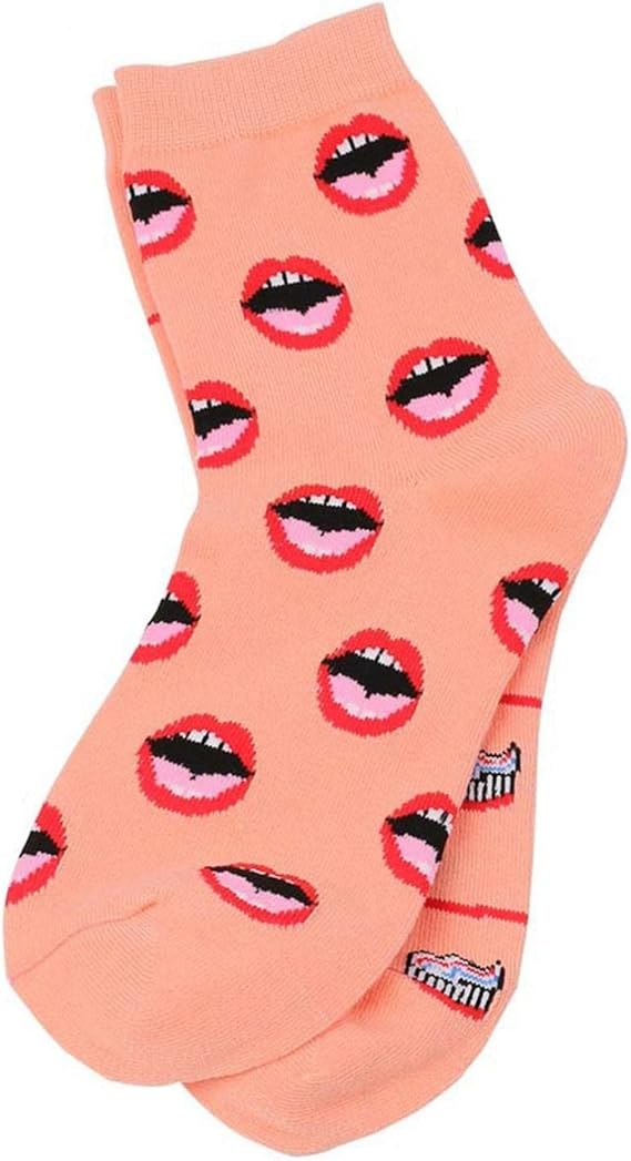 Amazon レース靴下 女の子 黒 レース 靴下 ロリータ 白 レディース ピンク Doerwye 面白い 唇 靴下 レディース ソックス オシャレ カジュアルデザイン シンプル 靴下 女性用 くつした かわいい 靴下 レディース あったか靴下 カラーソックス おしゃれ クリスマス 日常風