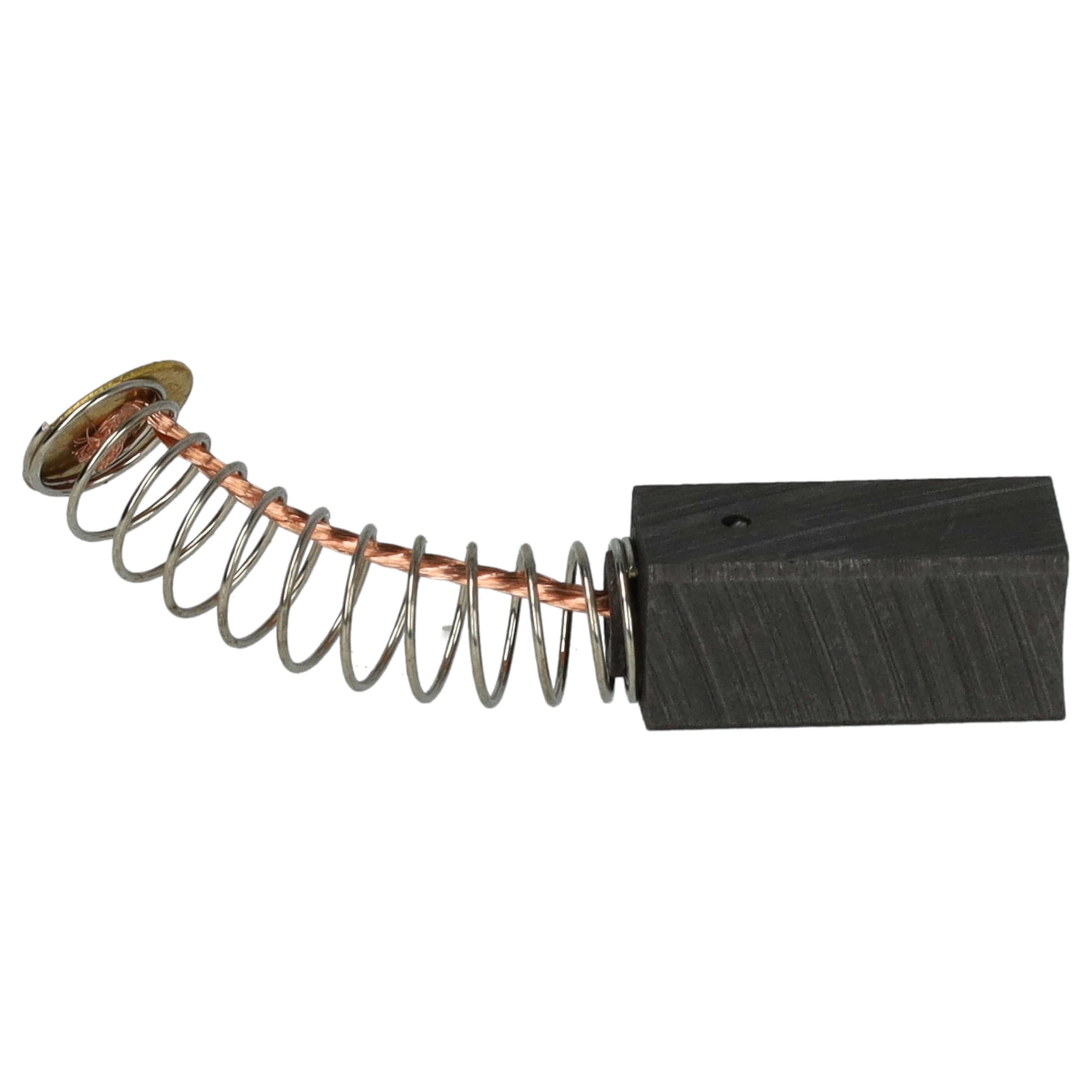 vhbw 2x spazzola carbone compatibile con Bosch CSB 550 RE (Nr. 0 603 167 603), CSB 550-2 (Nr. 0 603 167 103) utensile elettrico + molla