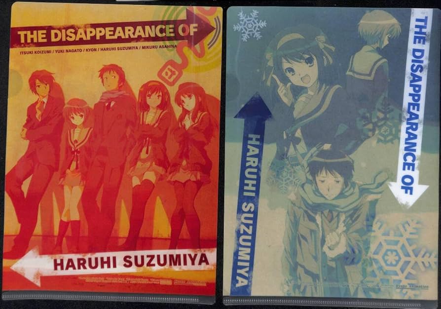 Amazon.co.jp: 涼宮ハルヒの消失 クリアファイルセット第2弾 2枚