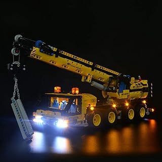 T-Club Led Light Kit for Lego 42108 Technic Mobile Crane Truck Model (Not Include Building Block Model)