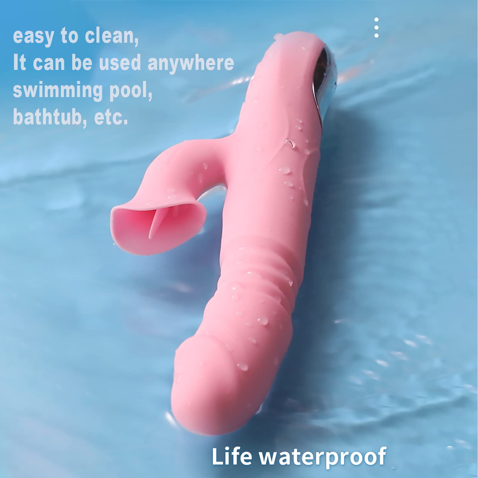 Amazon.com: Vibrator with Heating Function and G Spot Tongue Vibrating  Dildo Sex Toys for Women,Thrusting Toys/Woman Sex Clit Licker Sex  Stimulator (Powerful Thrusting,Suck,Swinging,Heating,Waterproof),Pink :  Health & Household