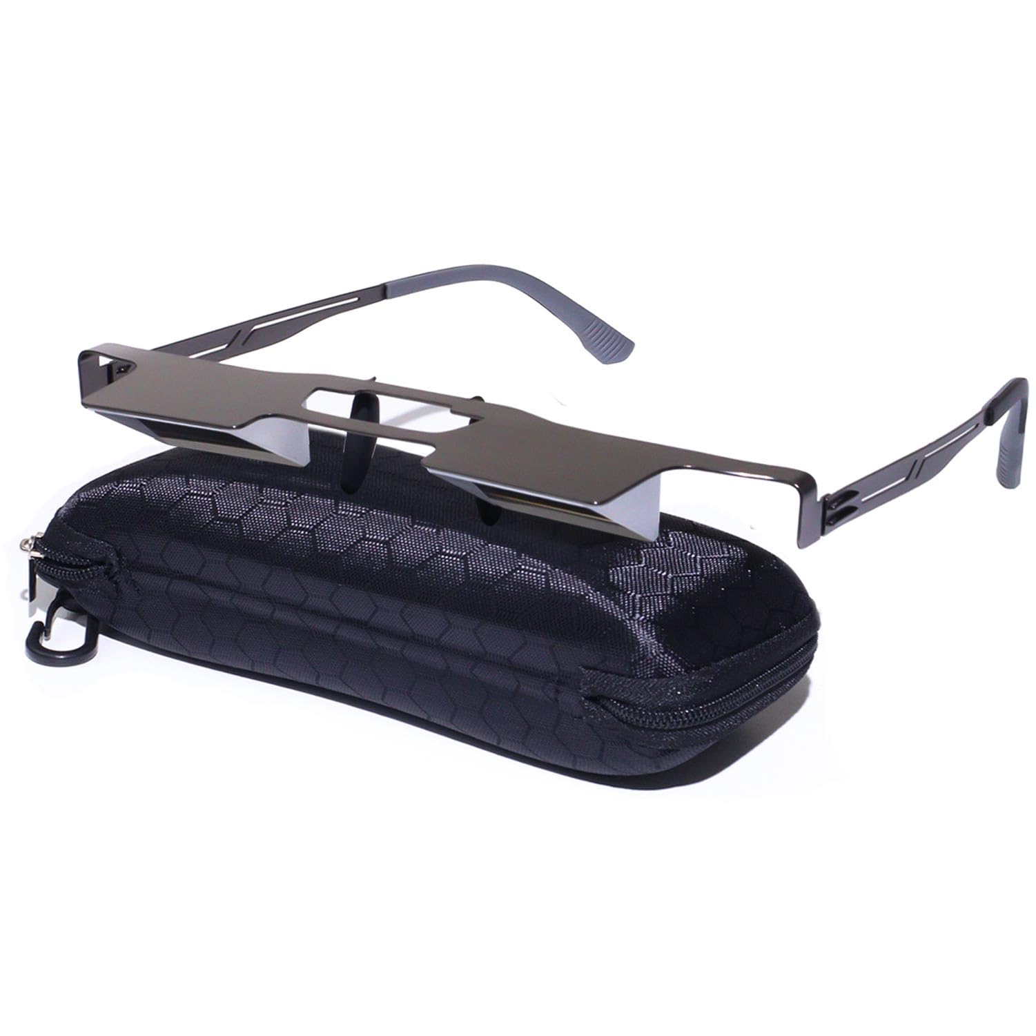 CHANGAR Lazy Glasses Prism Glasses for Watch TV, Read, or Browse Your Phone While Lying Down,New Upgraded Lighter and Clearer Lazy Glasses Spectacles for Reducing Neck and Cervical Strain (Black)