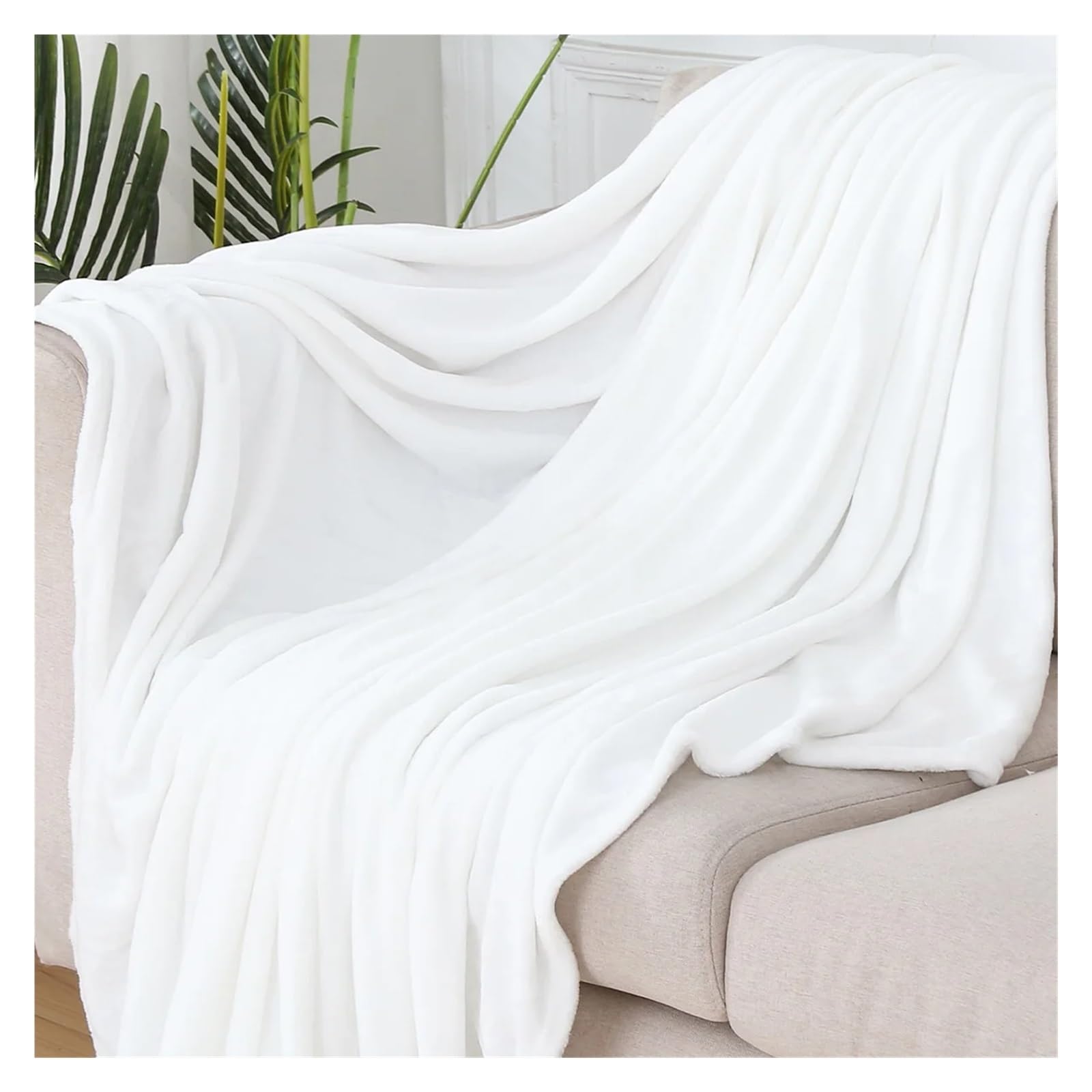 GCYEIDMA Throw Blanket 1pc Throw Blanket for Couch,Soft Fuzzy Fluffy for Bed and Sofa Versatile(Color1,70x100cm)