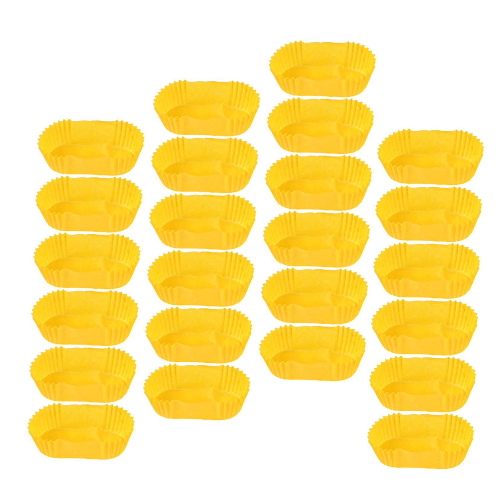 Angoily 2000 Pezzi Set da 2000 Pirottini di Carta Rettangolari Antiaderenti per Cupcake, Stampi per Torta Fatti in Casa in Carta Leggera, per Feste, Matrimoni e Panetteria