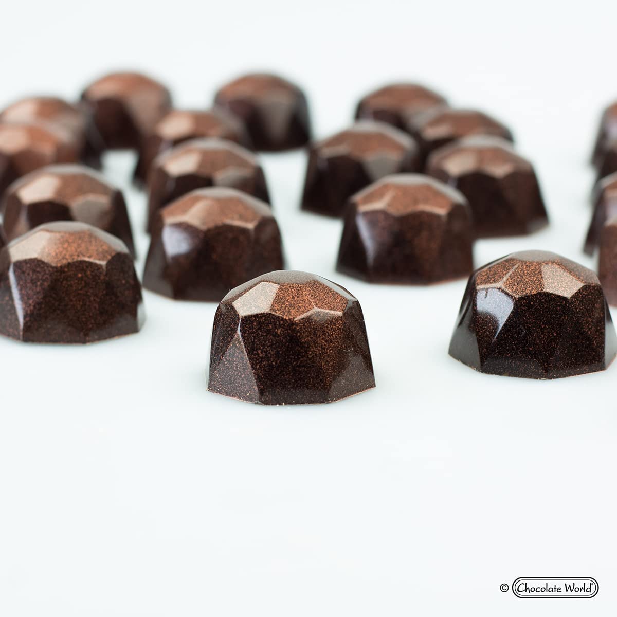 Chocolate World Molde de policarbonato Diamond CW2184