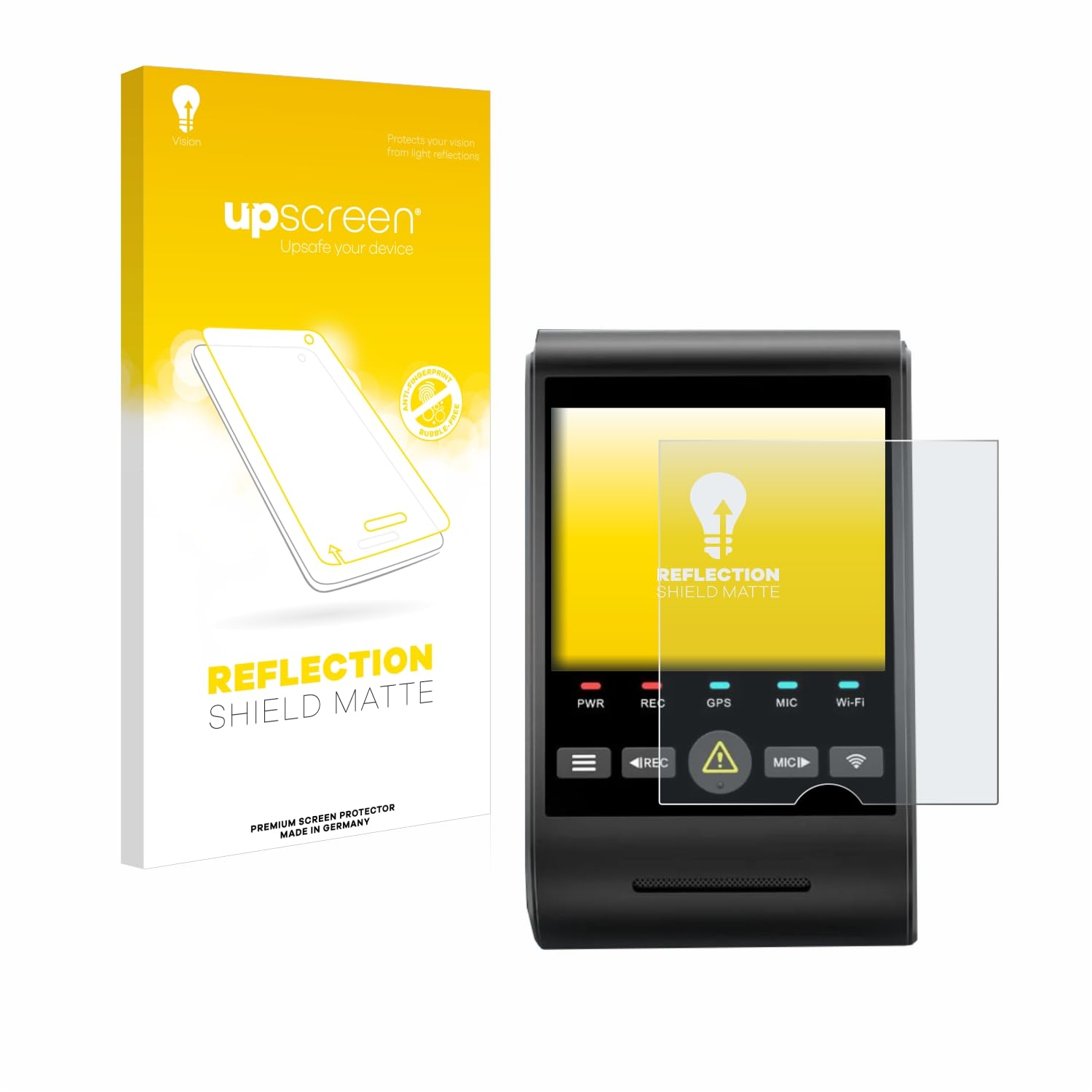 upscreen Anti-Glare Screen Protector Compatible with VIOFO A229 PRO – Protection Film Matte