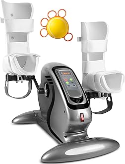 Motorized Pedal Exerciser, Electric Pedal Exerciser for Arm and Leg Low Impact Exercise Rehabilitation, No Resistance, Suitable for Seated Leg Exercise and Arm Exercise for Elderly People