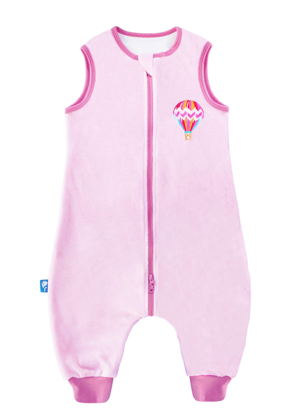 ililmmoe Bambino Unisex sacco nanna con piedini Sacchetto a pelo per ragazzi e ragazze pigiama del i cotone Indossabile Walking Sacco a pelo Coperta Tog1.5