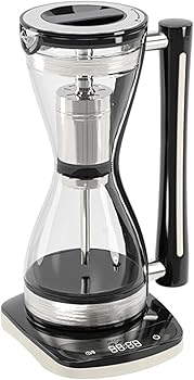 XDTKJDZ Cafetera De Sifón Al Vacío, Cafetera Eléctrica De Vidrio con Sifón, 3 Velocidades Ajustables, Preservación Inteligente del Calor, Capacidad De 240 Ml, para Uso En El Hogar, Cafeterías0