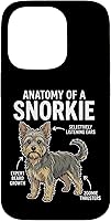 Vista 17 de Anatomy of A Snorkie Funny Dog Lover Owner Pet Parent Case for iPhone XR