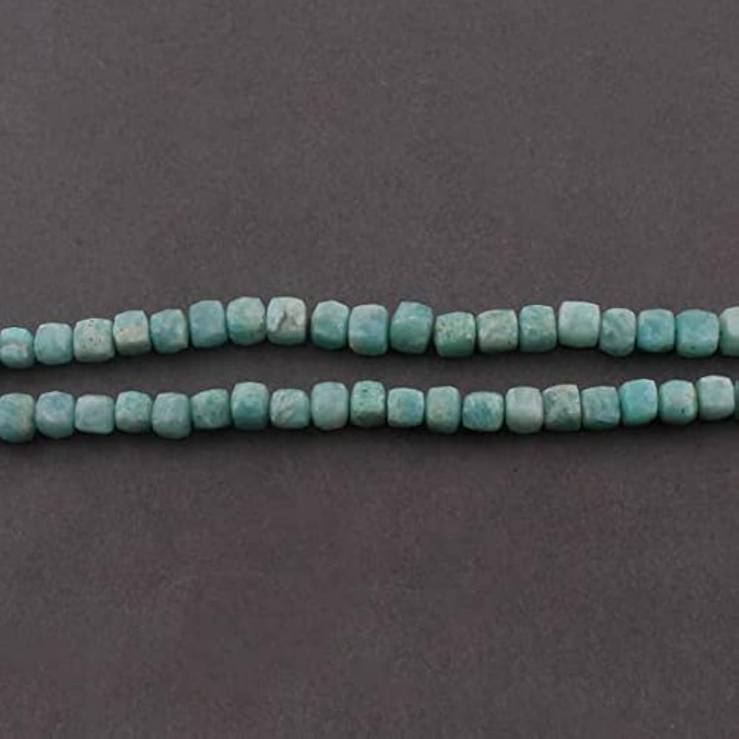 Amazonite Faceted Box Shape pour créer vos bijoux d'été