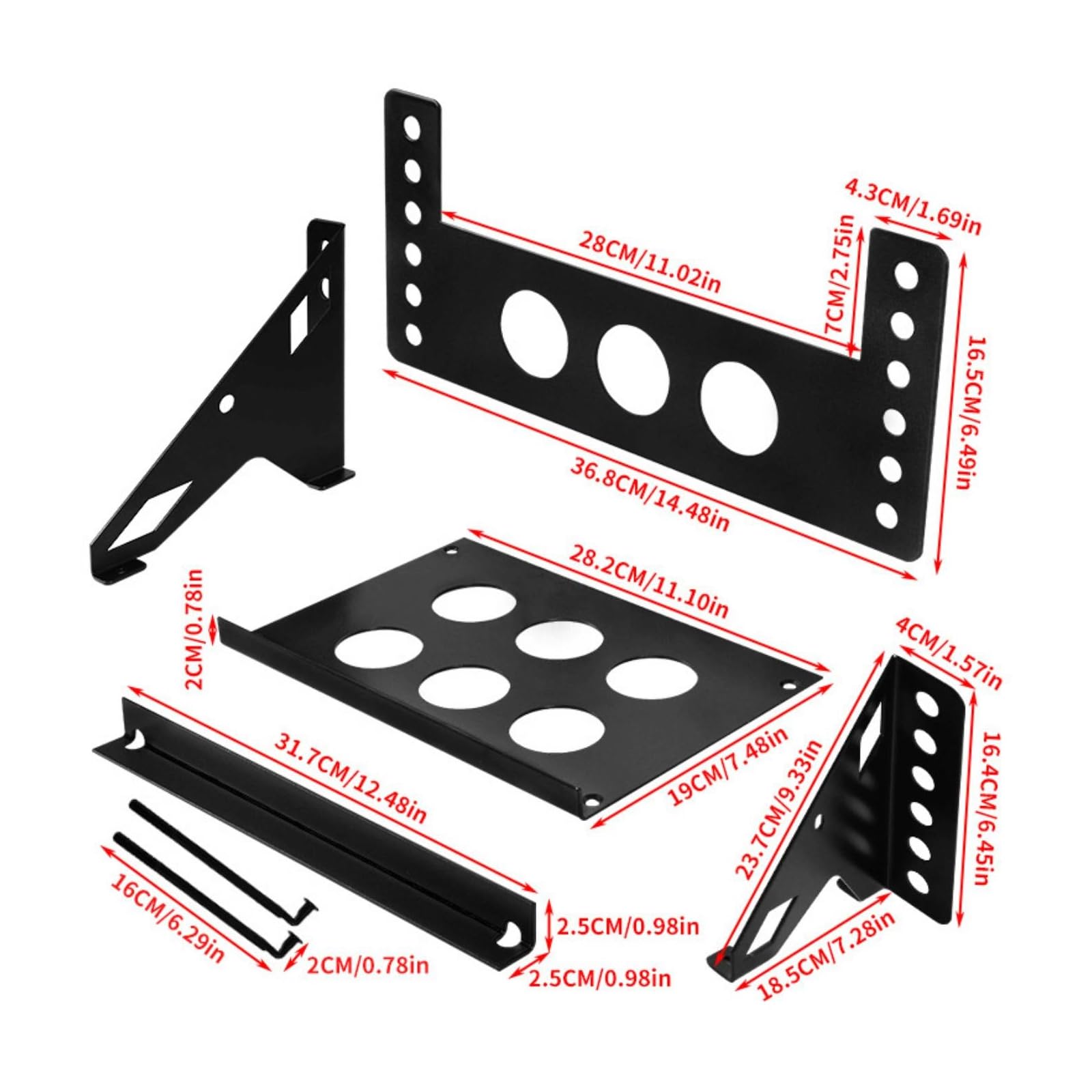 Banja Estructural Anticorrosiva Hierro con Placas Laterales y Conexiones Atornilladas para Sujecion Segura Fuentes Acuada para Uso en Talleres y Almacenes.