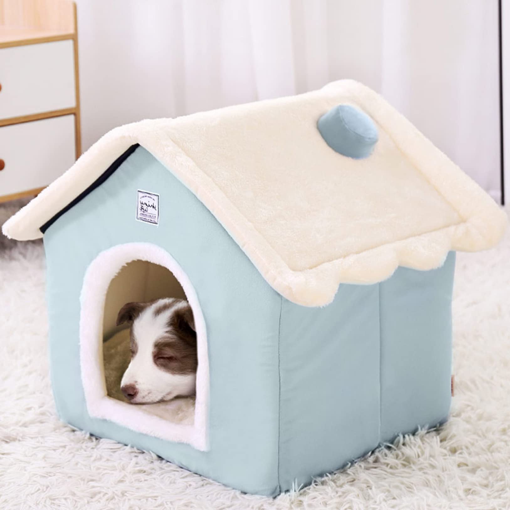 犬小屋 ペットハウス ペットケージ 室内用 犬 猫 小動物 わんちゃん Amazon | 犬ハウス ドーム型 ペットハウス 室内用 犬小屋 M ドーム 猫