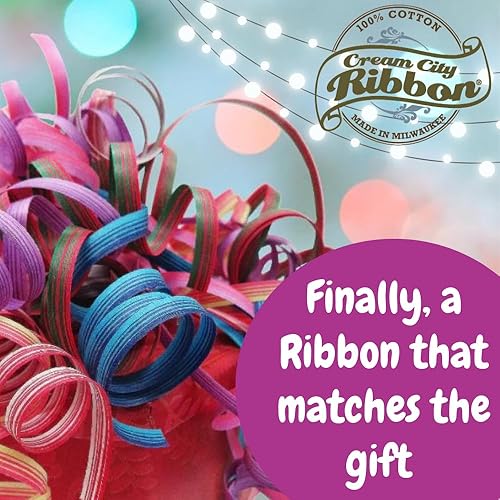 Cuerda plana ecológica  Algodón biodegradable  Fabricado en Estados Unidos  4 colores para manualidades, globos, envoltura de regalos  Cuerda
