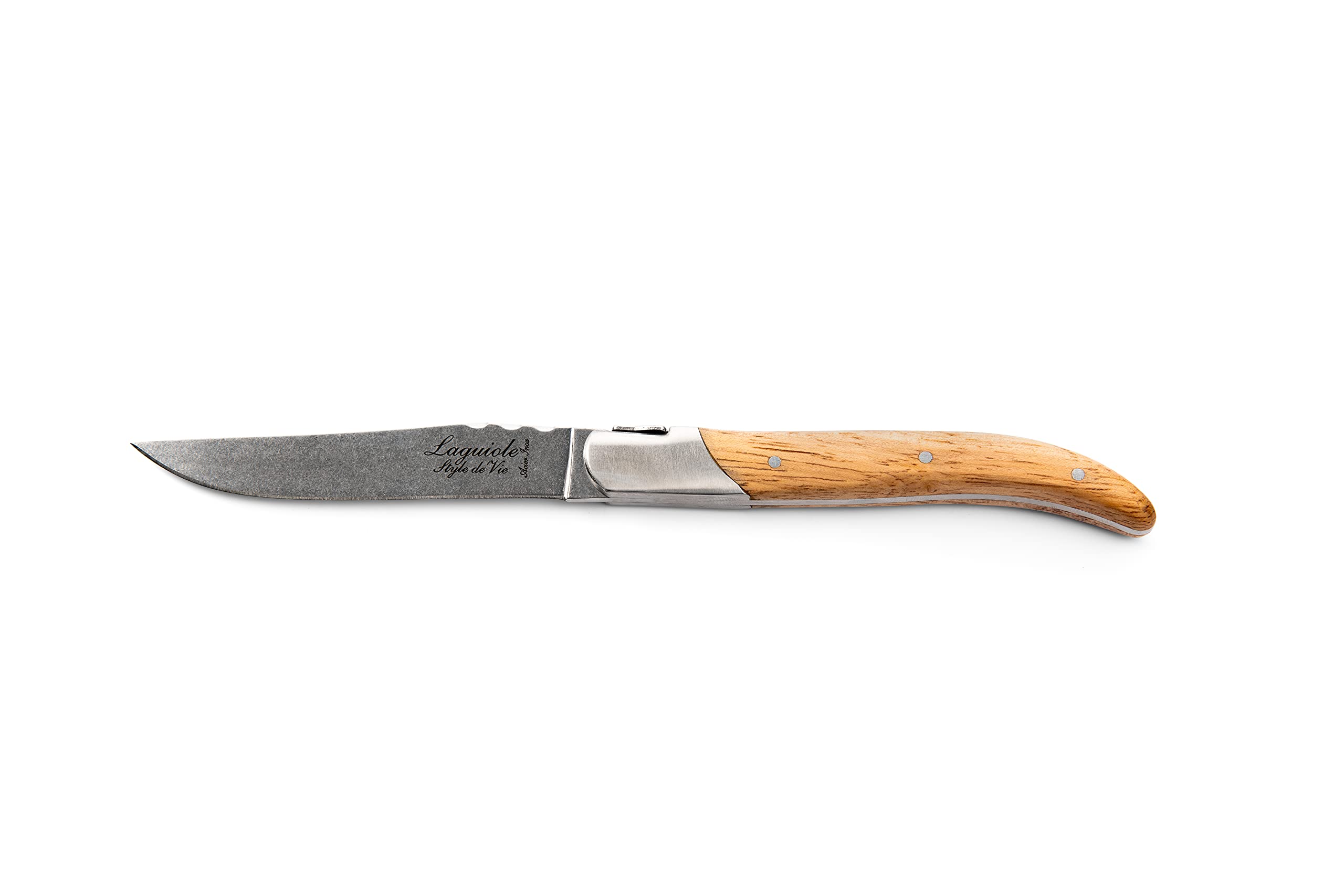 Laguiole Style de Vie Steakmesser Luxury Line, 6-teilig, Eichenholz